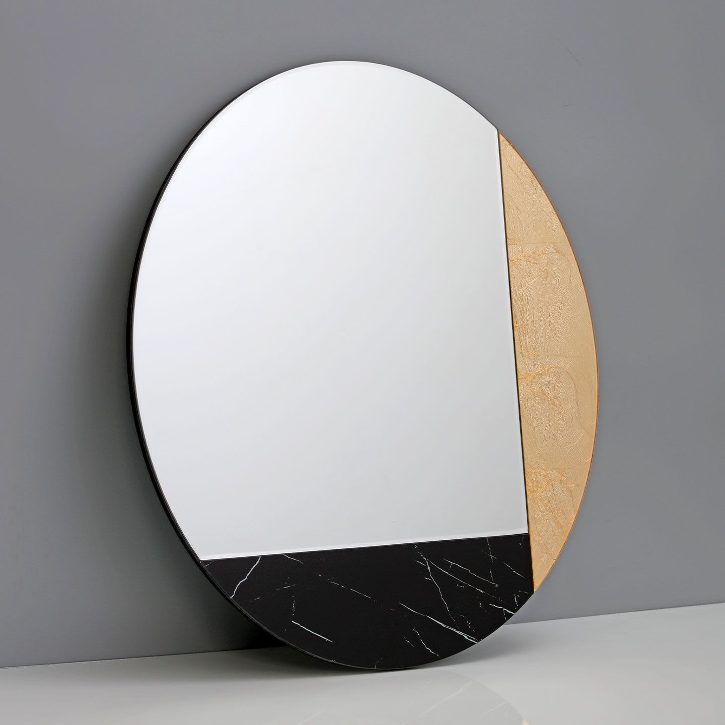 Настенное круглое зеркало Agave BLACK MARBLE ARCH-00102513 - Вид №2