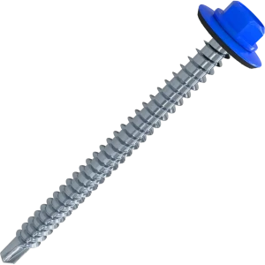 Кровельные саморезы STANDERS RAL5005 сверлоконечные синие 4.8x35, на вес (около 198 шт./кг) 82182095 STLM-2049484