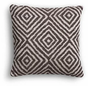 Bodema Квадратная подушка из ткани с геометрическим рисунком  A