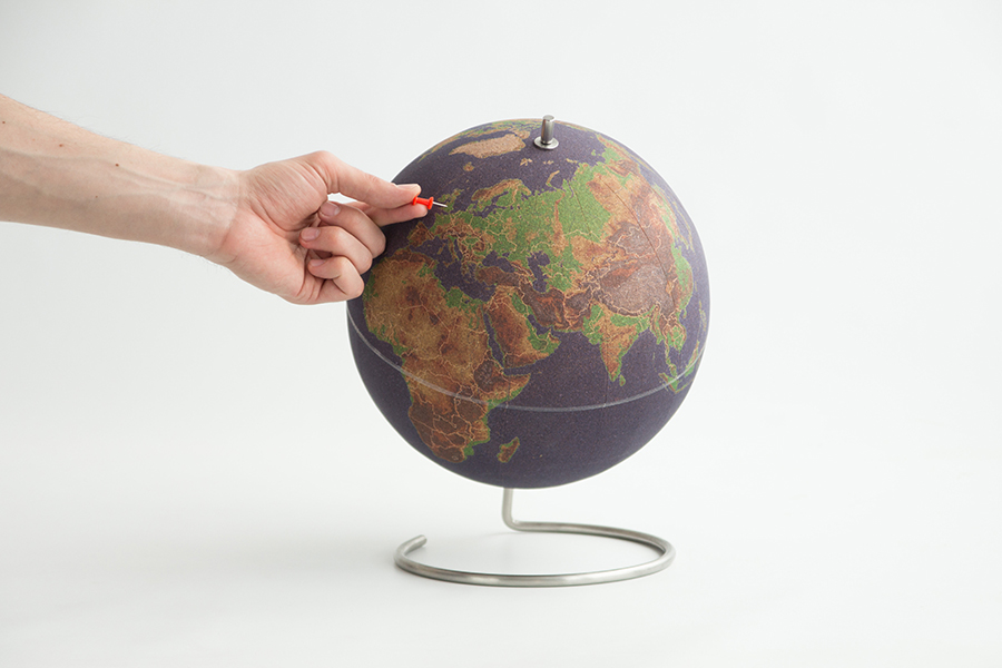 Глобус цветной Colour большой SUCK UK SKCORKGLOBE3 - Вид №14