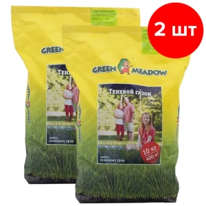 91838244 Семена газона Green Meadow Shadow Теневыносливый газон 2шт 10кг STLM-1397911
