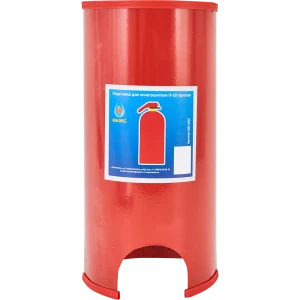 Подставка под огнетушитель Фаэкс ОГН-П10, 146x312x146 мм, металл, цвет красный
