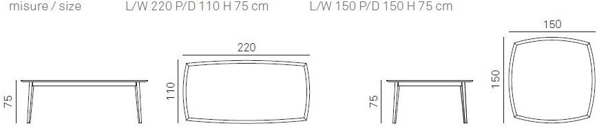 Gruppo Tomasella Стол из керамогранита Bloom sun-id-1374211 - Вид №1