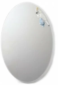 Lladró Овальное настенное зеркало The parrot party 01007861