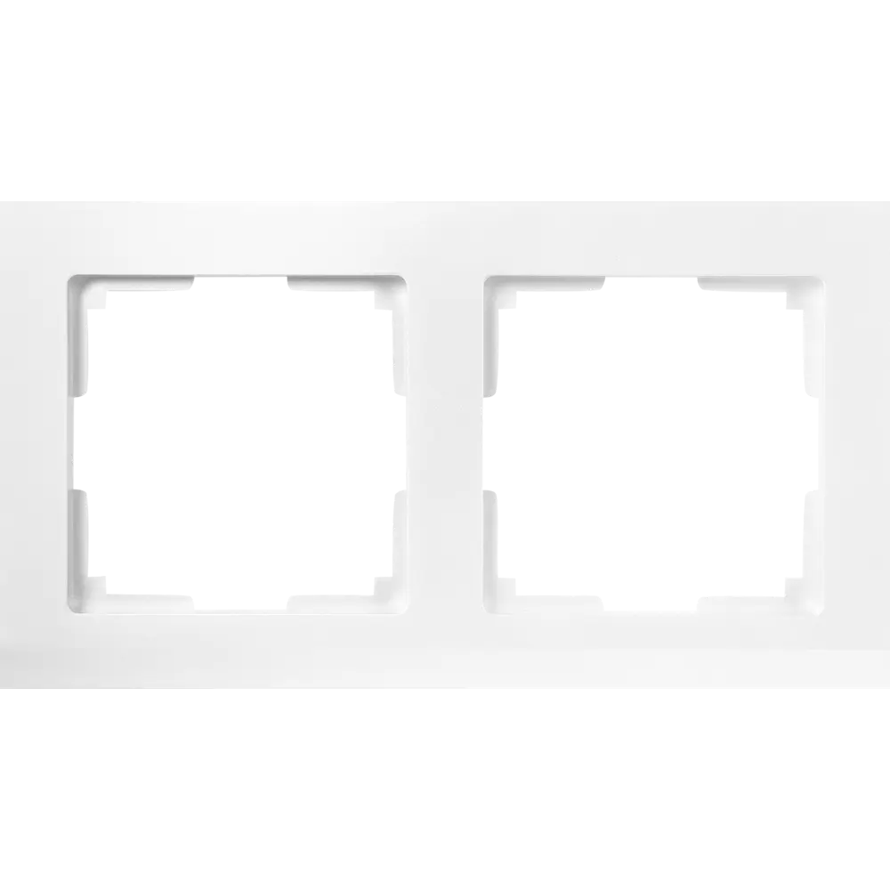 Рамка для розеток Werkel Stark серебристая - элегантное решение для современного интерьера 82125374 STLM-0019703