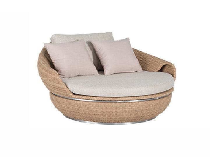 Круглая Садовая кровать из ротанга VINEKO Space ARCH-00147641