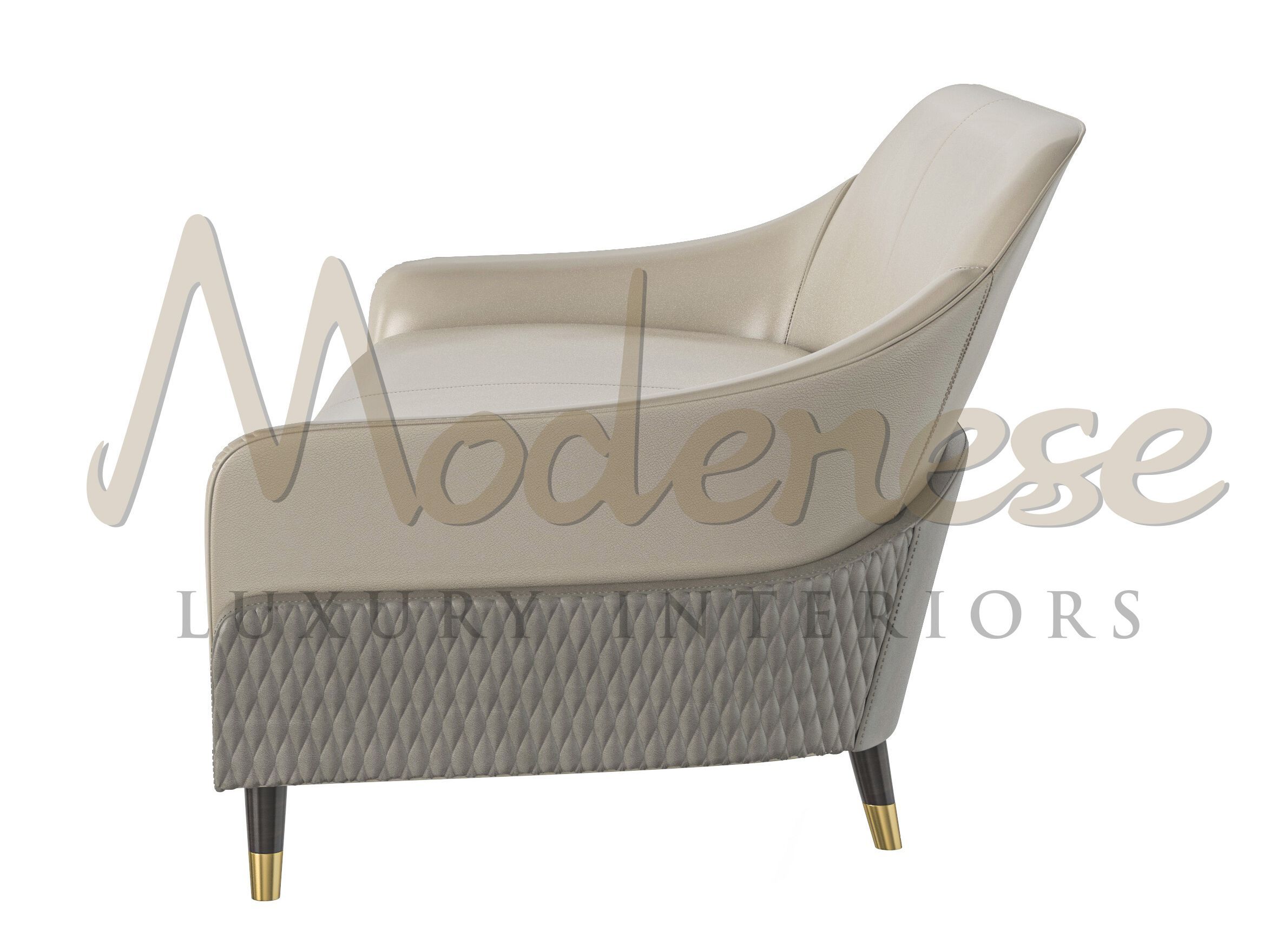 3-местный кожаный диван Modenese Luxury Interiors VERTEX CHIC ARCH-00102901 - Вид №2