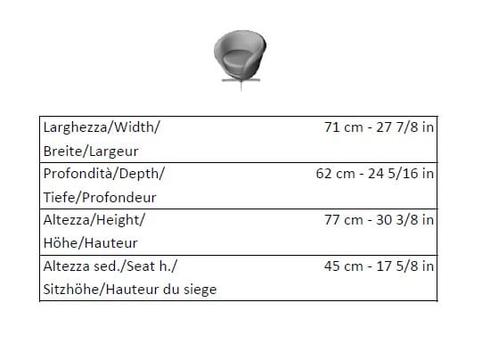 Кресло из ткани La Cividina Джанго ARCH-00110485 - Вид №2