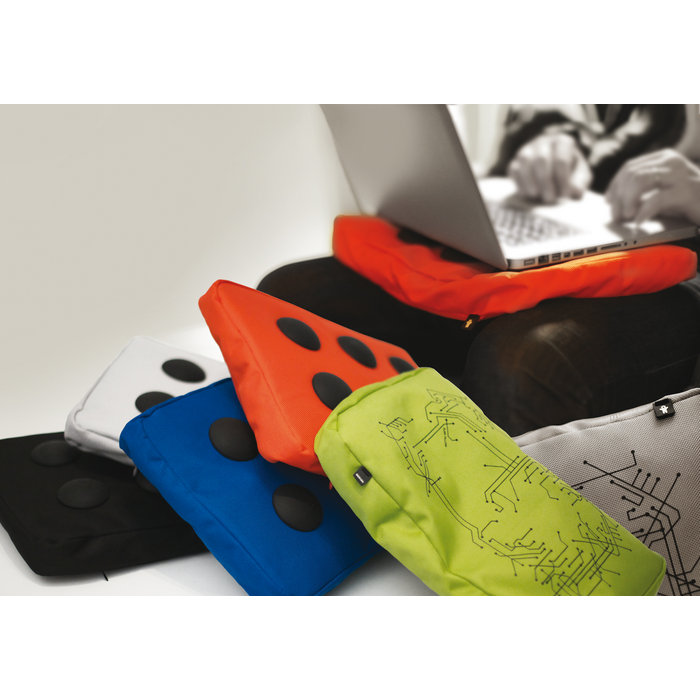 Подставка для ноутбука Surfpillow Hightech зеленая-черная Bosign 262853 - Вид №2