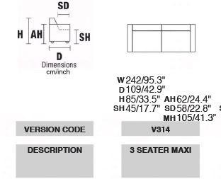 Rossini Sofas Стеганый кожаный диван с подголовником sun-id-1463855 - Вид №6