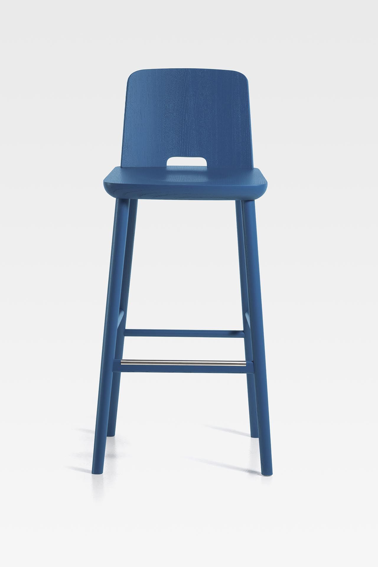 Высокий стул из ясеня со спинкой SIPA планшет ARCH-00036178 - Вид №12