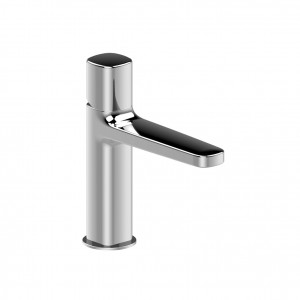 M004F  Смеситель для раковины на 1 отверстиевылет 13,5 см ручка ограничитель потока воды до 5 л/мин при 3 бар подводка с донным клапаном Fantini LAMÉ