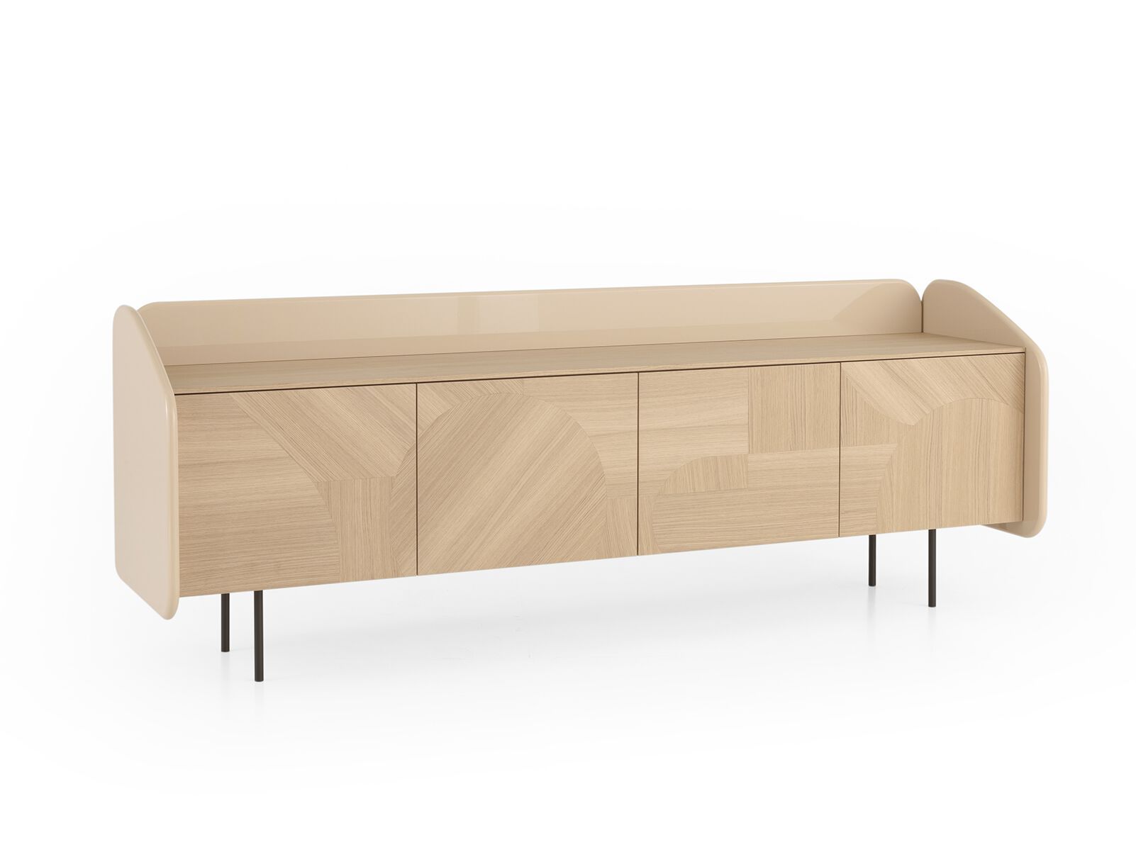 Шкаф из дуба с распашными дверями Morica Design INTARSIO ARCH-00037289 - Вид №13