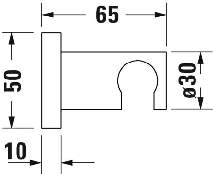 Duravit Подставка для ручного душа sun-id-1486109 - Вид №5
