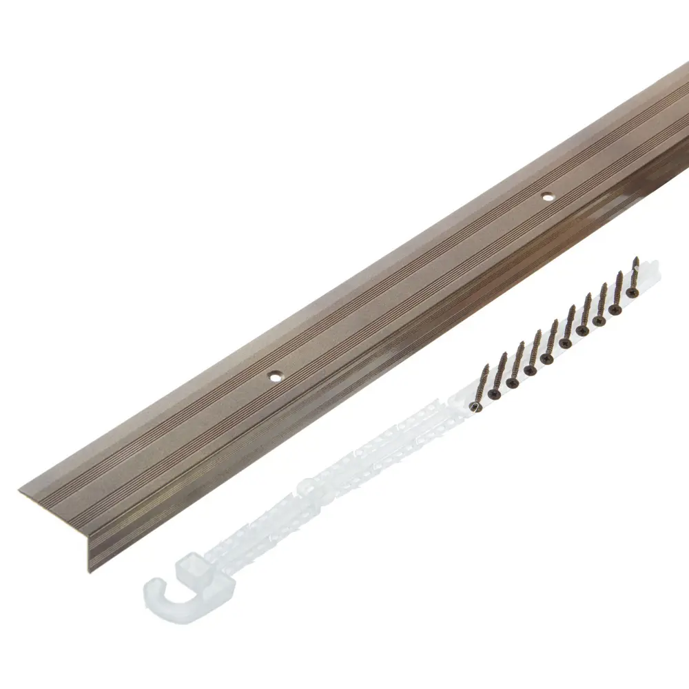 Угловой порог Artens медный 180 см с антискользящим покрытием 17869896 STLM-0008893