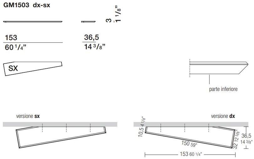Molteni & C. Деревянная полка Grado° sun-id-1406345 - Вид №3