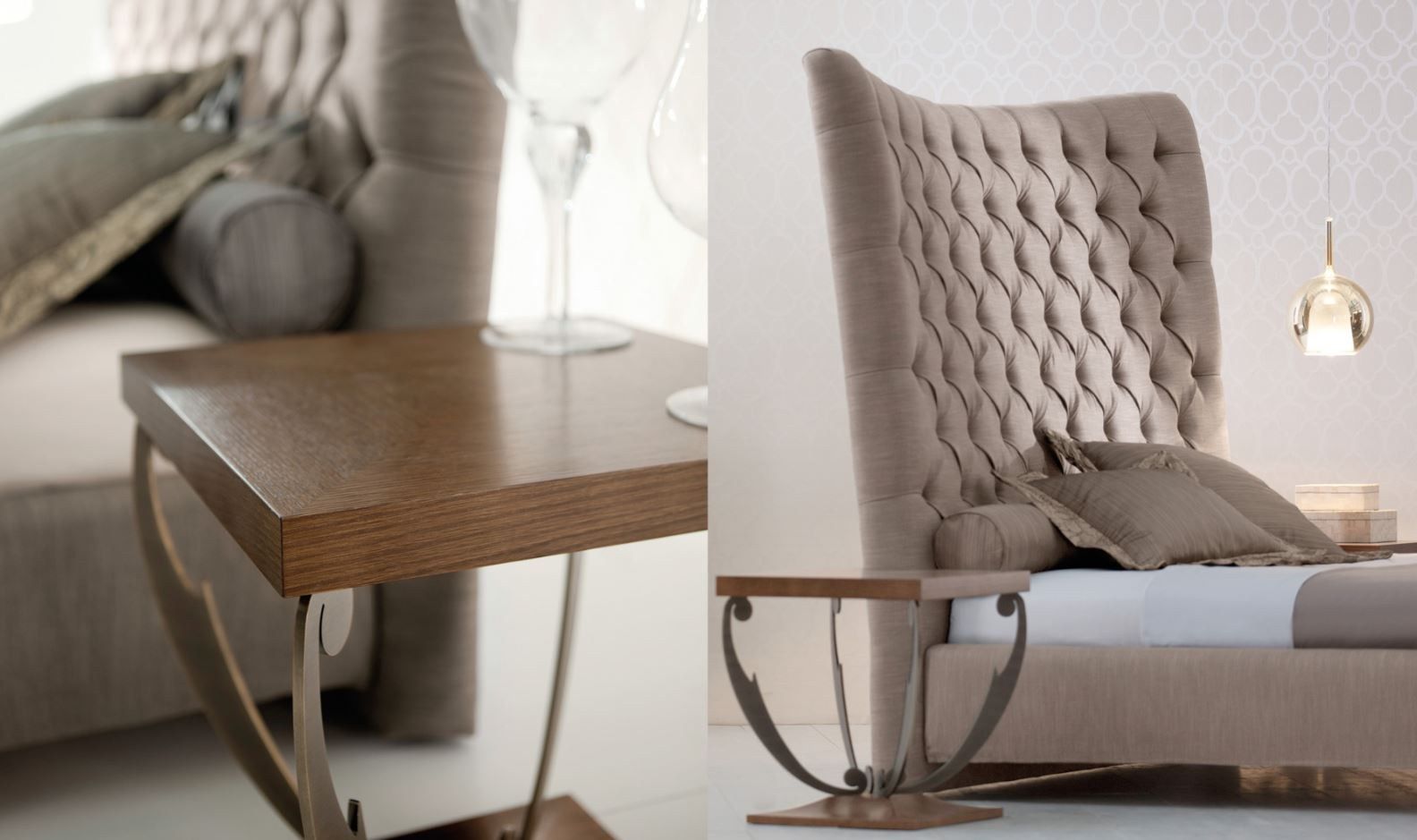 Высокий квадратный деревянный журнальный столик OPERA CONTEMPORARY VANJA ARCH-00016821 - Вид №2