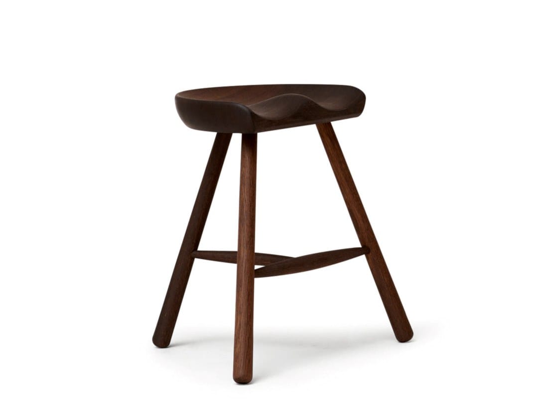 Низкий дубовый табурет с подставкой для ног Form & Refine Shoemaker Chair™ ARCH-00003708