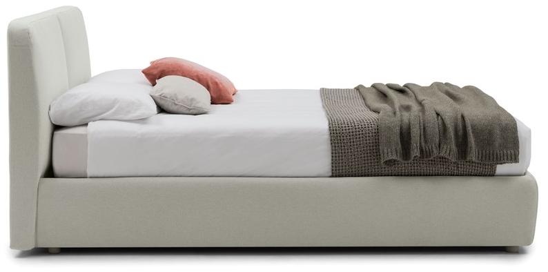 Bolzan Letti Кровать-контейнер с мягким изголовьем Feel sun-id-1483047 - Вид №2