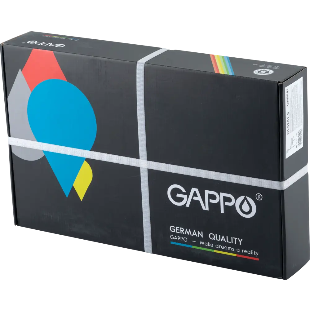 Смеситель GAPPO Eder для ванны с лейкой - белый хром 89359059 STLM-0985560 - Вид №9