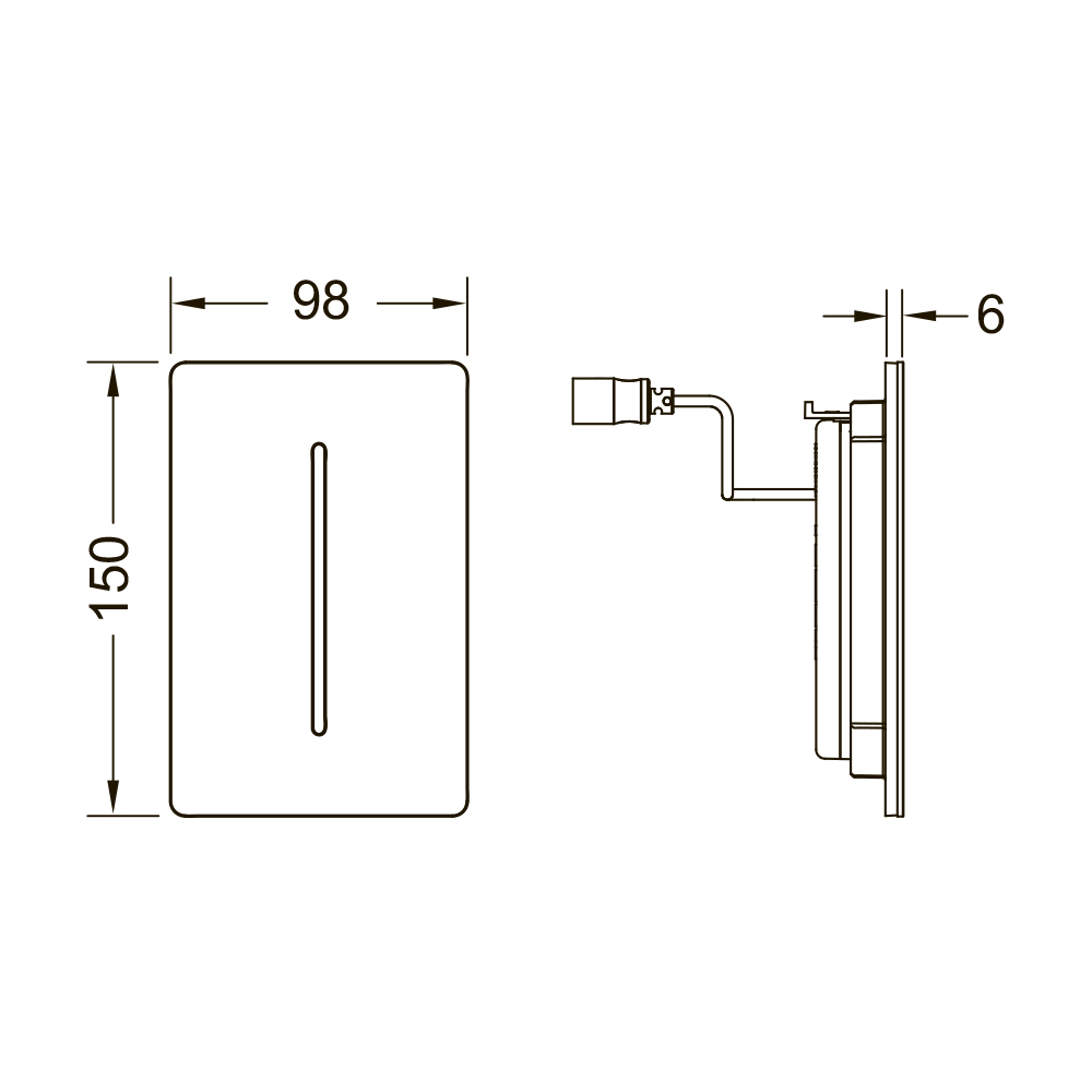 9242034 filo-Solid электронные системы смыва Tece  - Вид №1
