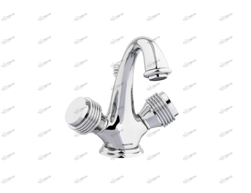 037005.000.50 Смеситель для раковины на одно отверстие Яркий хром Mestre Pacifica