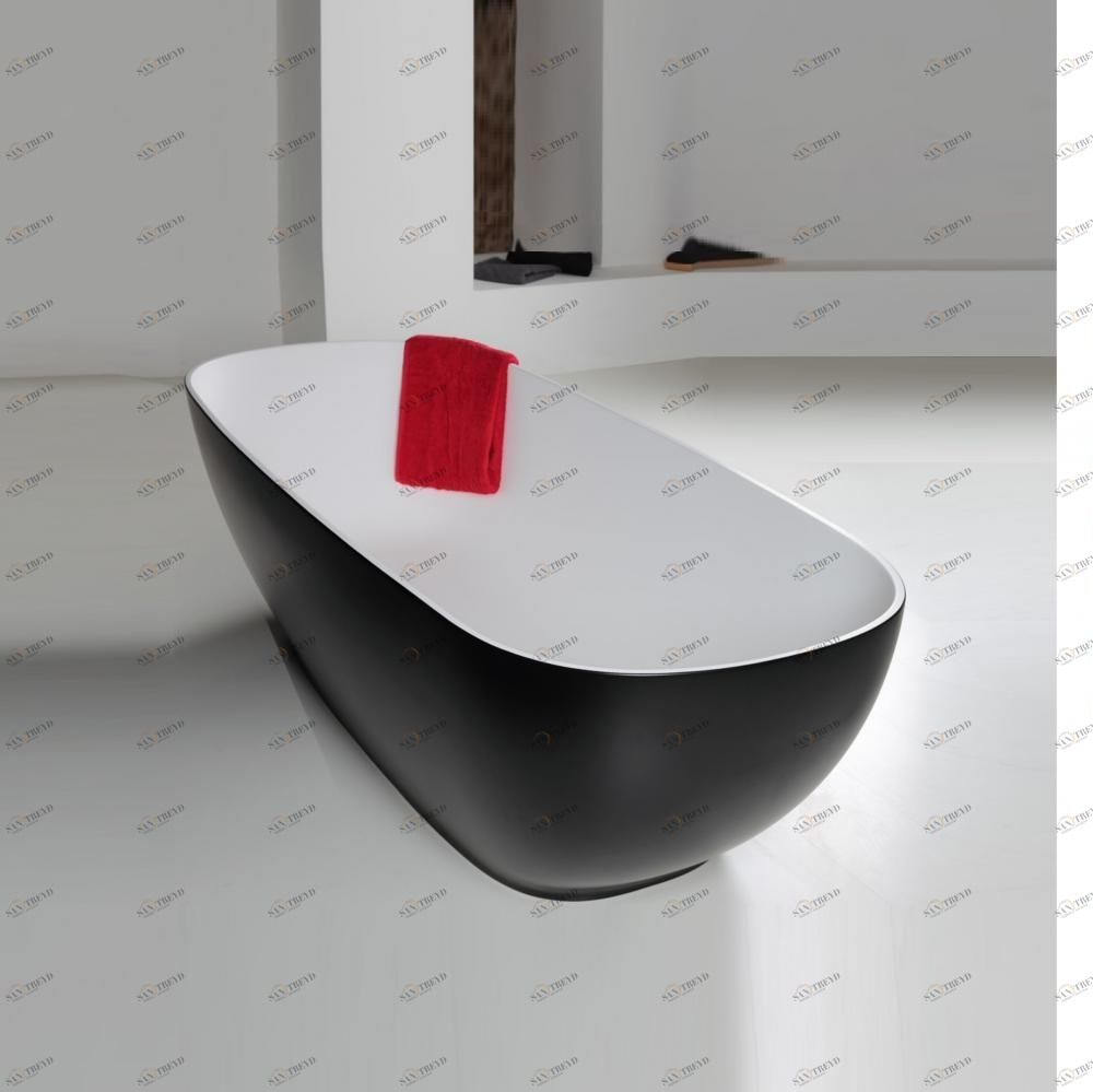 Ванна Alexia Color (black) 155 СМ Karolitalia ALEXIACOLOR155