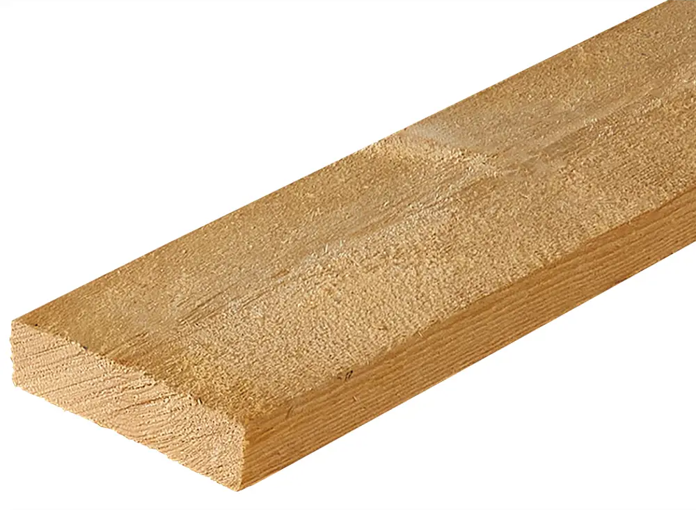 Santreyd - Нестроганая строительная доска 50×200×6000 мм из хвои 82120489