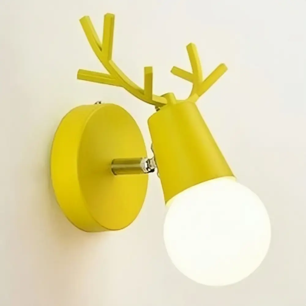 91656934 Настенный светильник Flylight Rudolph-yellow цвет желтый STLM-0906559