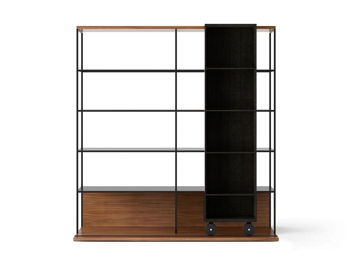 Книжный шкаф из МДФ на колесах Punt Literatura ARCH-00064312 - Вид №35