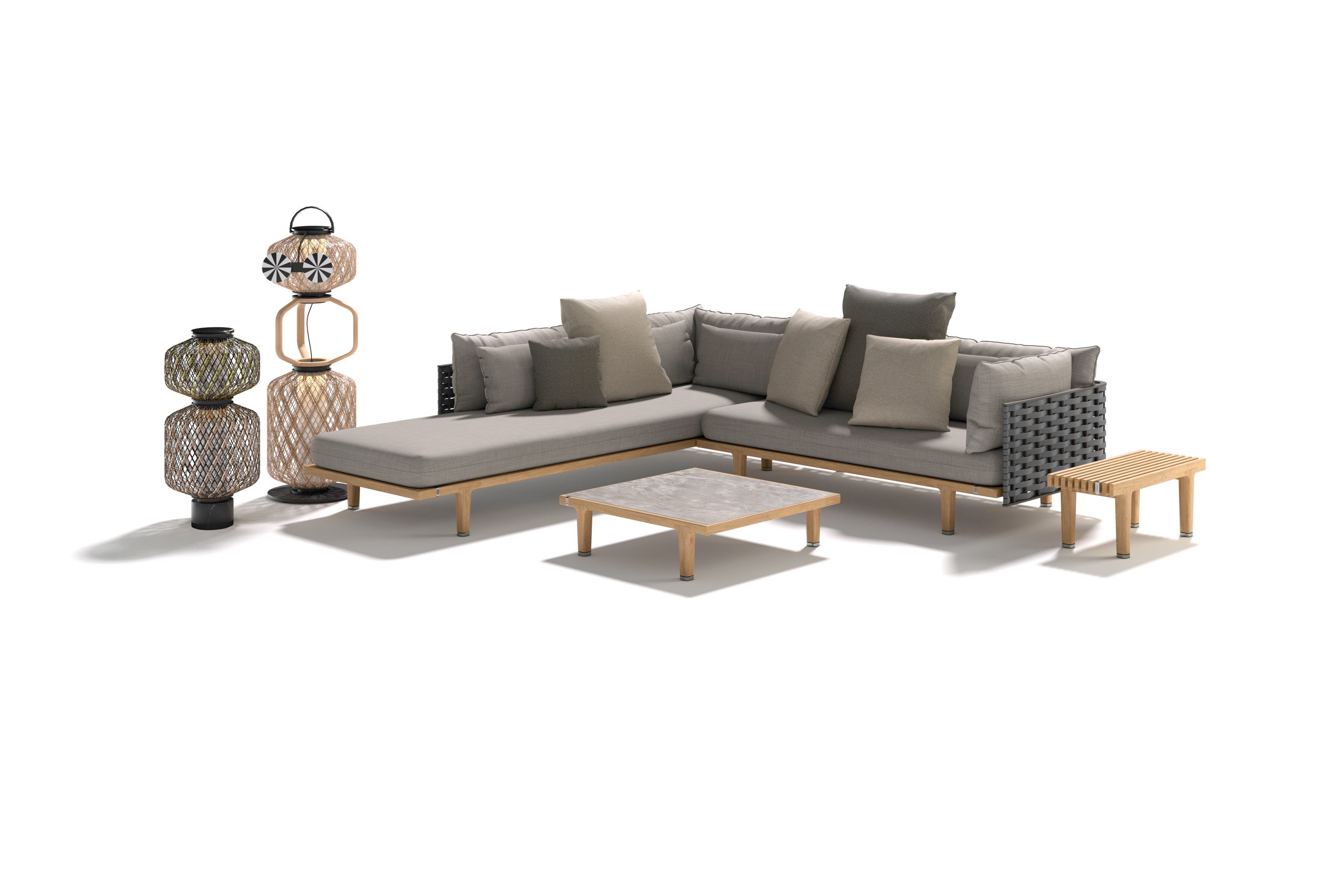 Садовая скамейка из тикового дерева DEDON SEALINE ARCH-00071491 - Вид №2