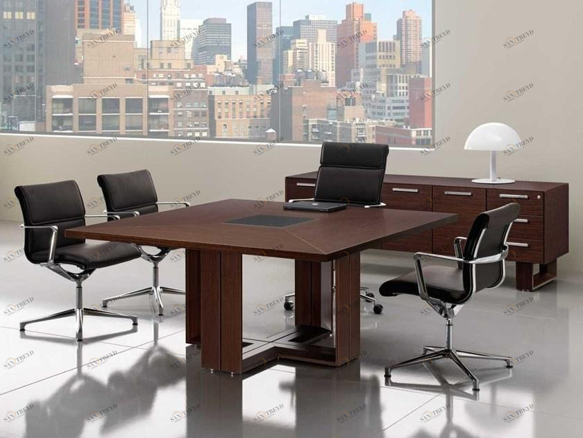 Bralco Стол для совещаний квадратный, венге Arche sun-id-1503393