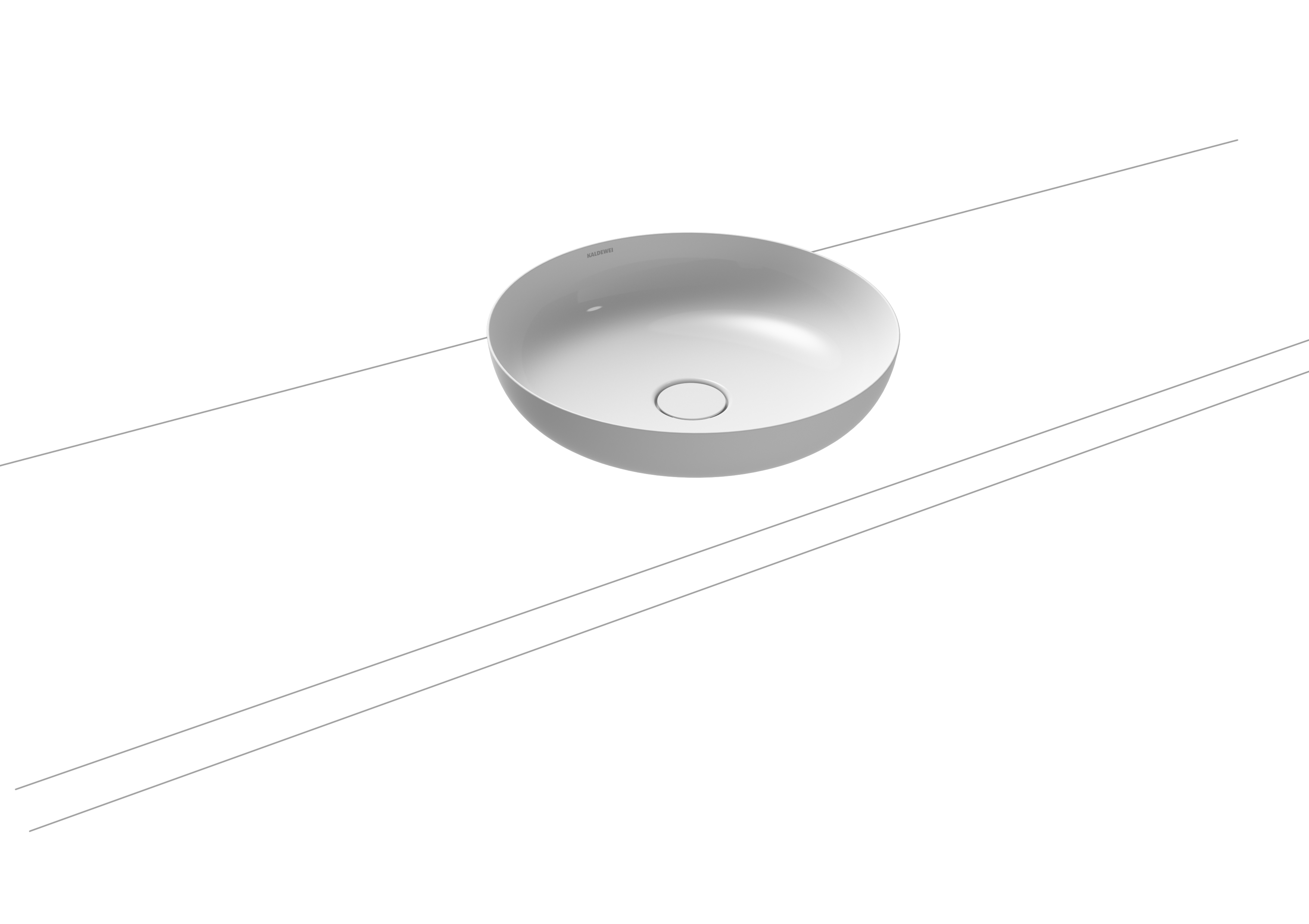Умывальник KALDEWEI Сталь эмалированная 3180 1 альпийский белый 31801 - Вид №1