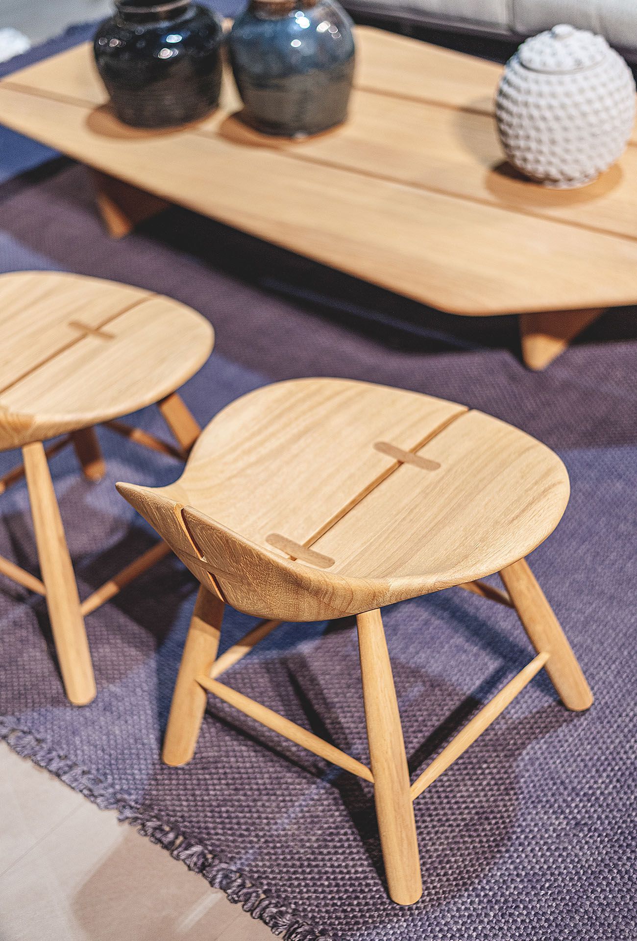 Напольный ковер из полиэтилена ручной работы Baxter LHASA ARCH-00030431 - Вид №4