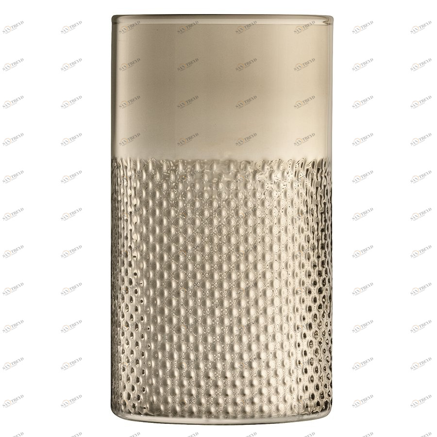 Ваза стеклянная коричневая 25 см Wicker LSA INTERNATIONAL - 00-3894924 Коричневый 