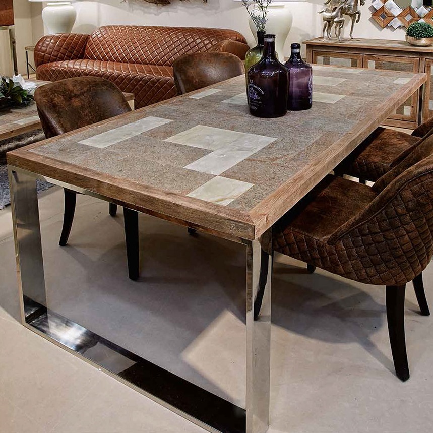 007358 Стол Atlantik Contradiction Slate Santreyd