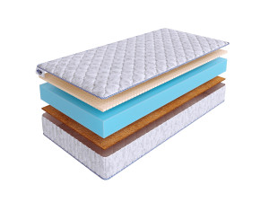 90881574 Матрас FLEX PLUS Mix 17 95x200 см беспружинный STLM-0417255 SKYSLEEP