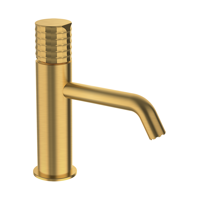 75510757 PREMIUM Матовый Gold Умывальник смеситель Матовое Золото GRB MIXERS Aura