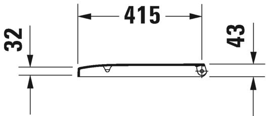 0064511300 Крышка сиденье для унитаза Duravit Happy D.2 - Вид №4
