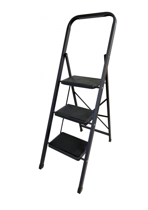 Стремянка c широкими ступенями ALUMET MK 803C