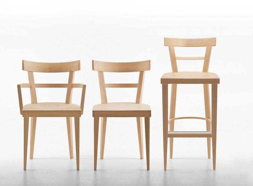 Billiani Табурет из бука Cafè sun-id-1421744 - Вид №1