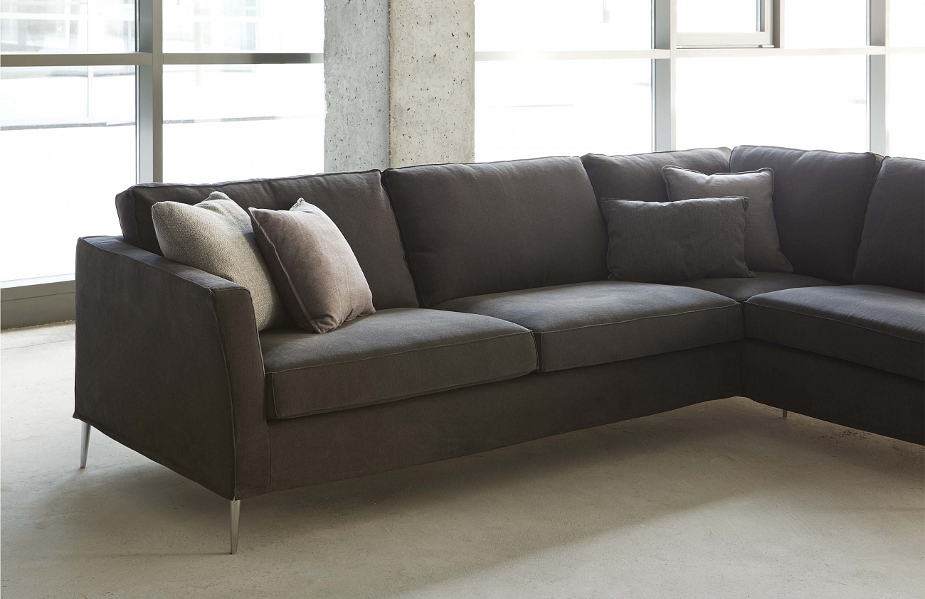 Диван Caprice трехместный прямой темно-серый SITS CAPRICE 191923 Серый - Вид №6