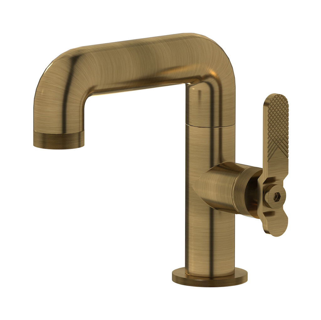 Смеситель для раковины на 1 отверстие в комплекте с донным клапаном WE ARE IB b2200mb Modern Bronze Bold