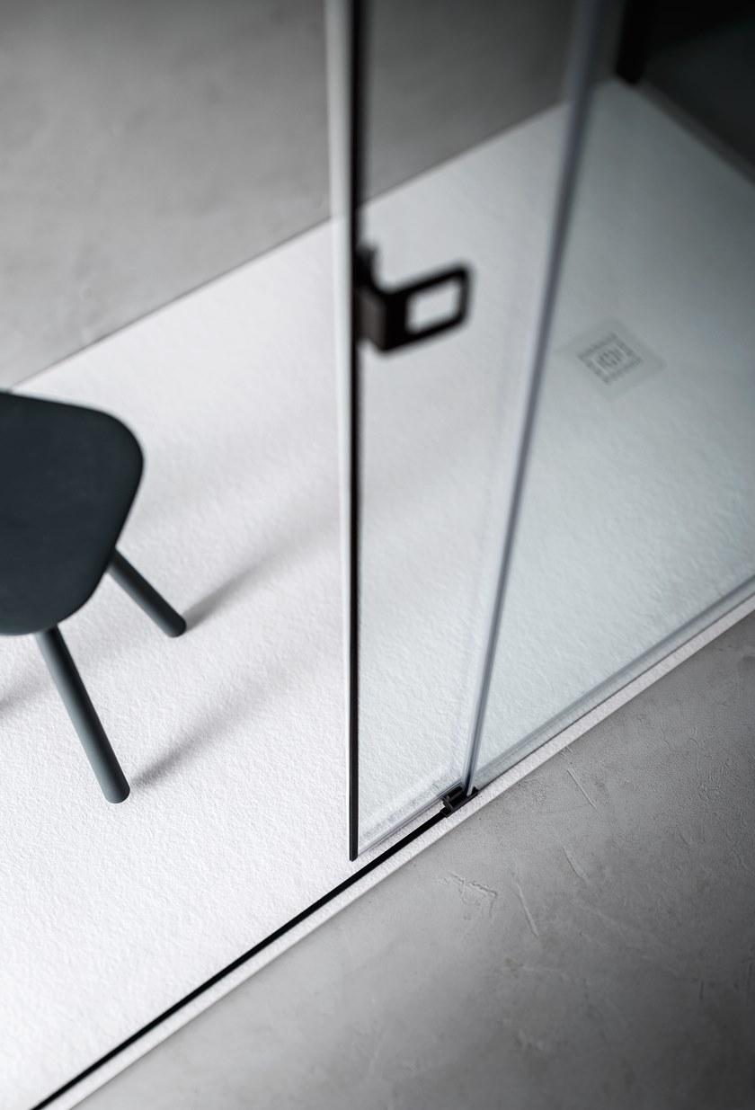 ARBLU Душевой уголок угловой с раздвижной дверцей Otto sun-id-1454157 - Вид №2