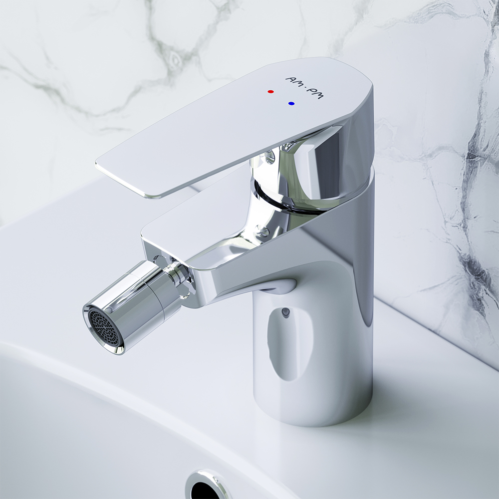 F90A83100 смеситель для биде с д/к хром шт. AM.PM Gem