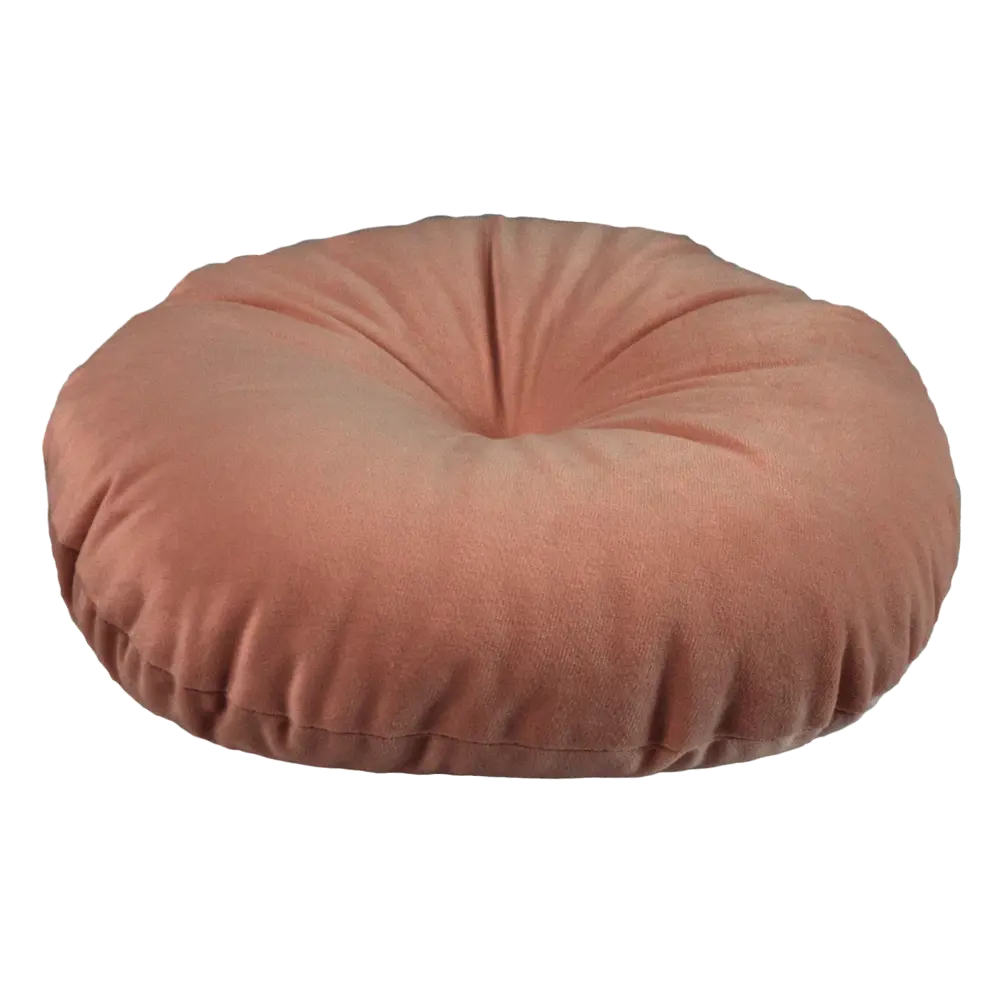 Подушка Бархат ø37 см цвет пепел розы LINEN WAY STLM-2121077 - Вид №1