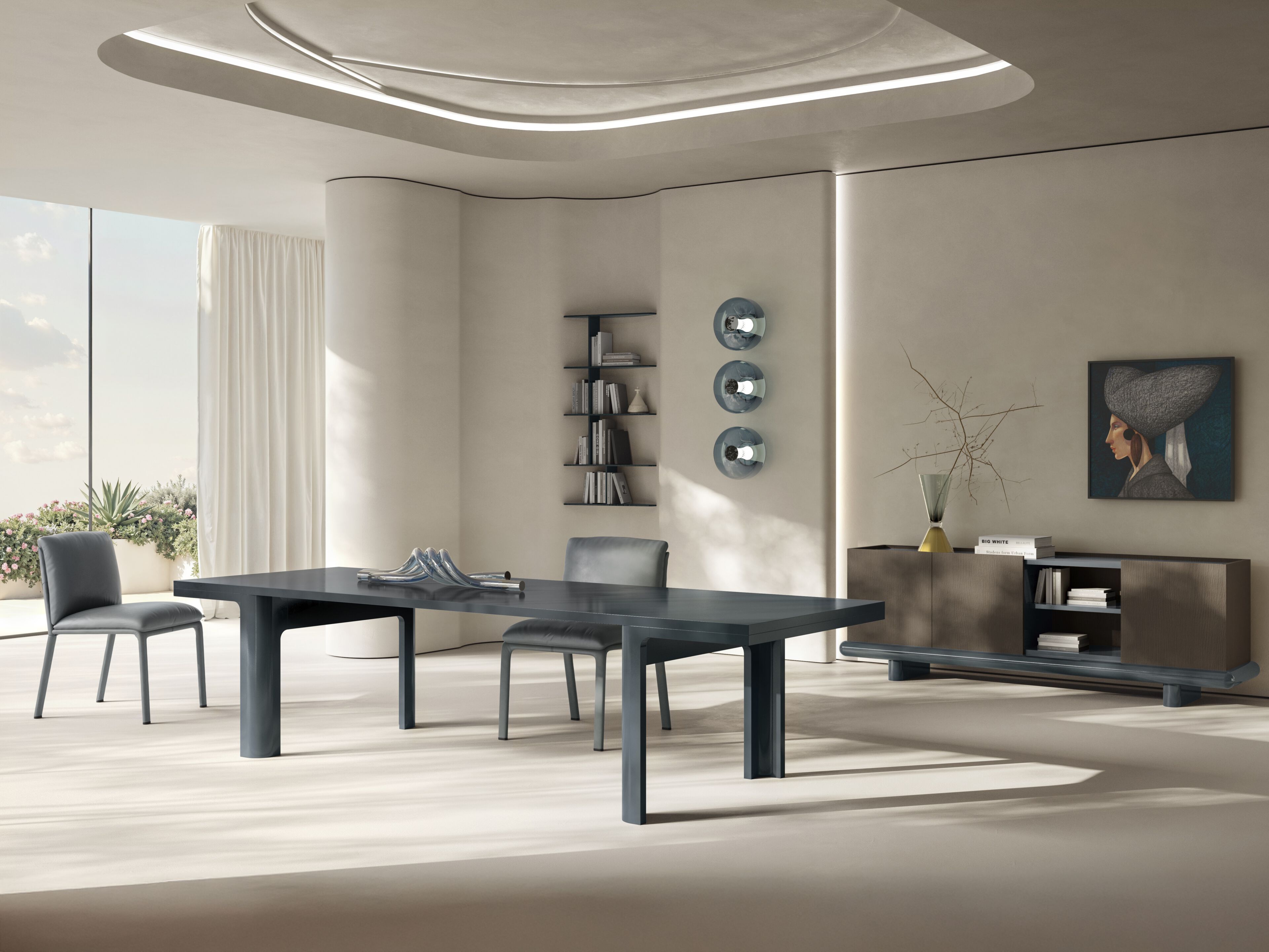 Деревянный шкаф с распашными дверями Natuzzi Italia Amama ARCH-00104656 - Вид №2