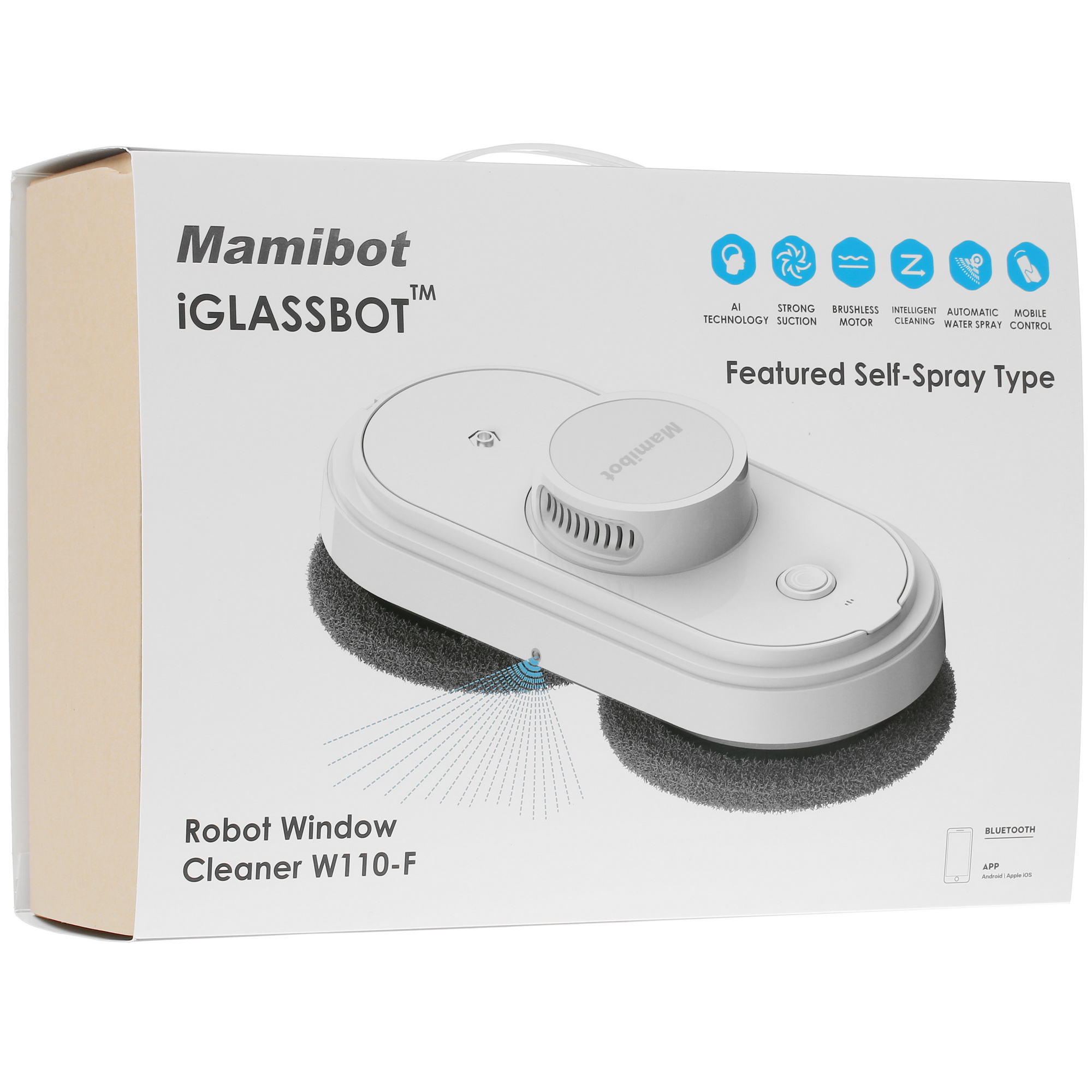 4840173 Робот-мойщик окон Mamibot W110-F белый STDN-0113953 - Вид №9