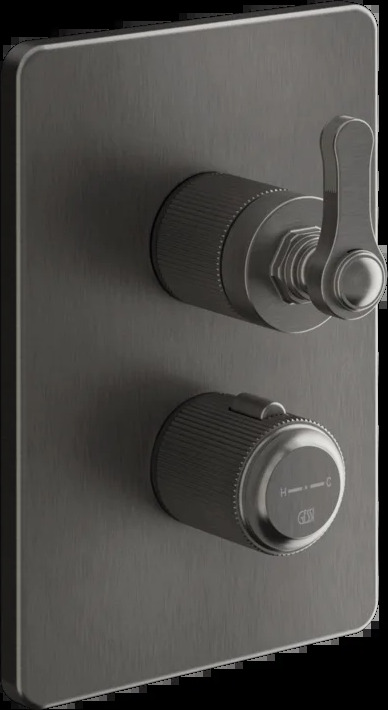 Смеситель для душа 65133 707 Gessi Venti20 ЧЕРНЫЙ МЕТАЛЛ BR. PVD