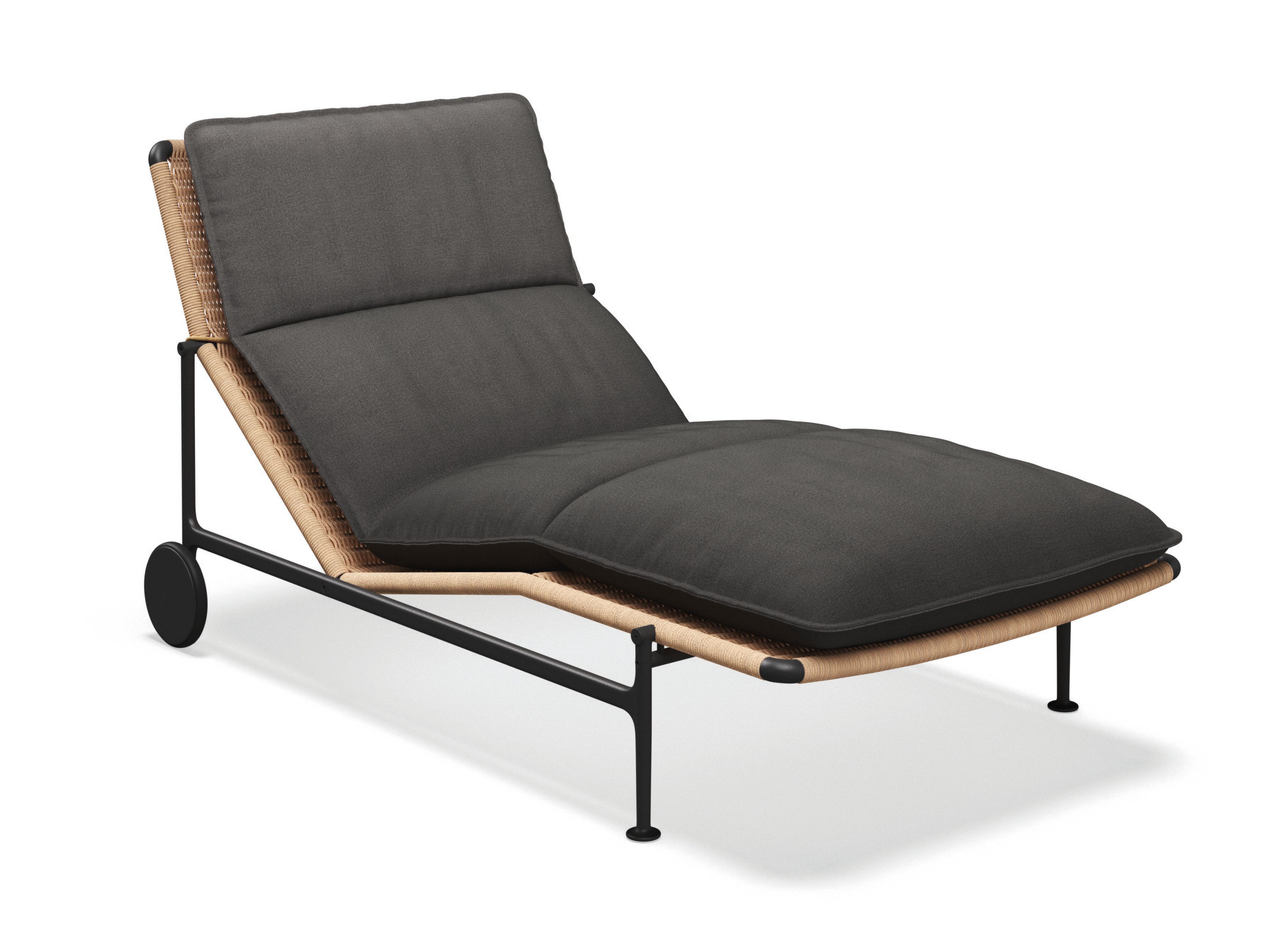 Тканевая откидная Садовая кровать с колесами Gloster Zenith ARCH-00027139